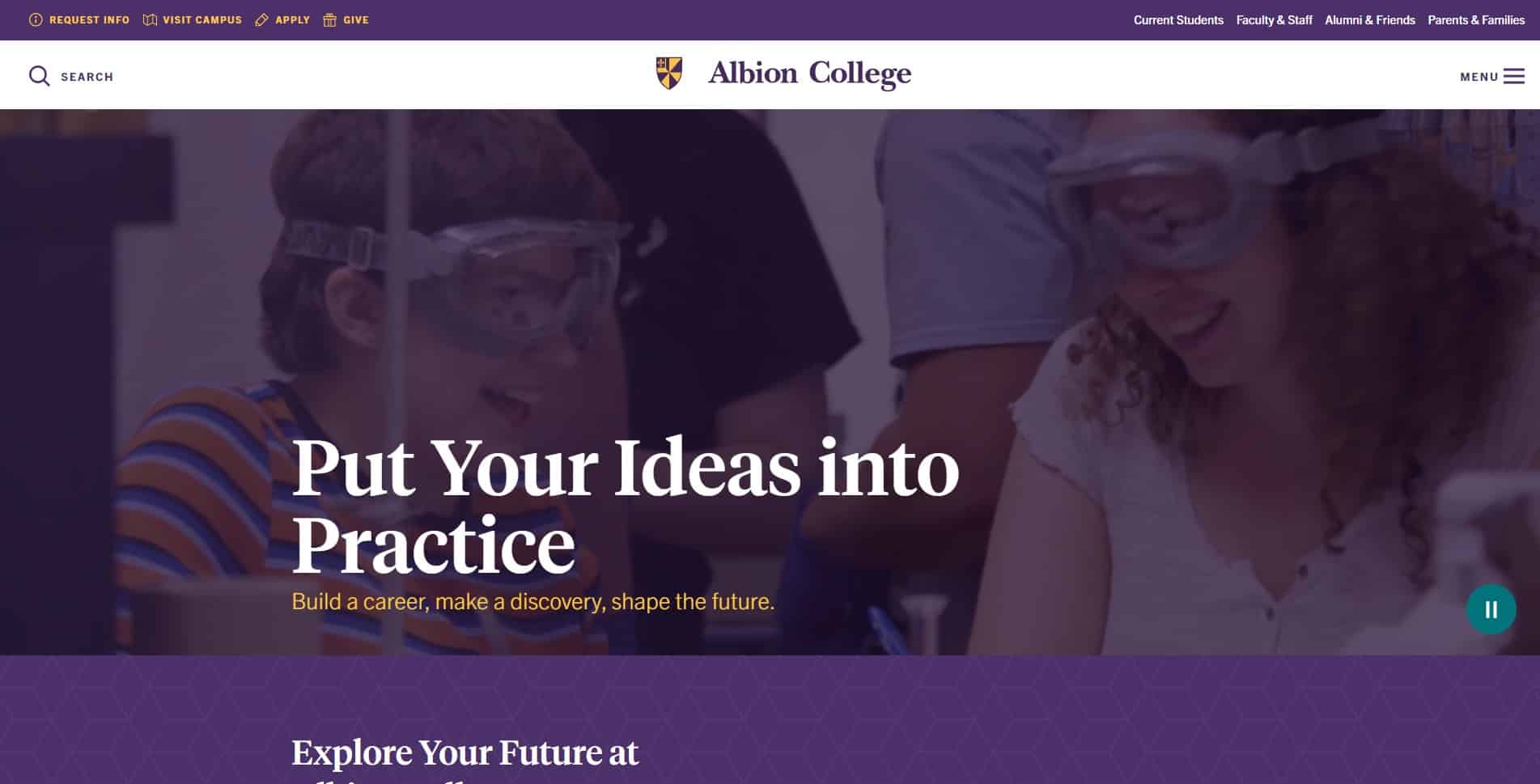 Albion College website