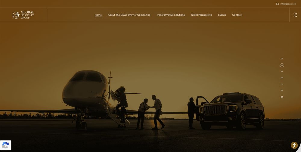 Global Specialty Group website