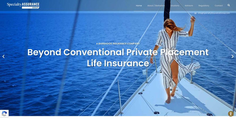 Specialty Assurance Group website