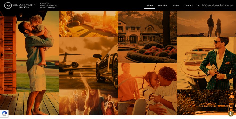 Specialty Wealth Advisory website