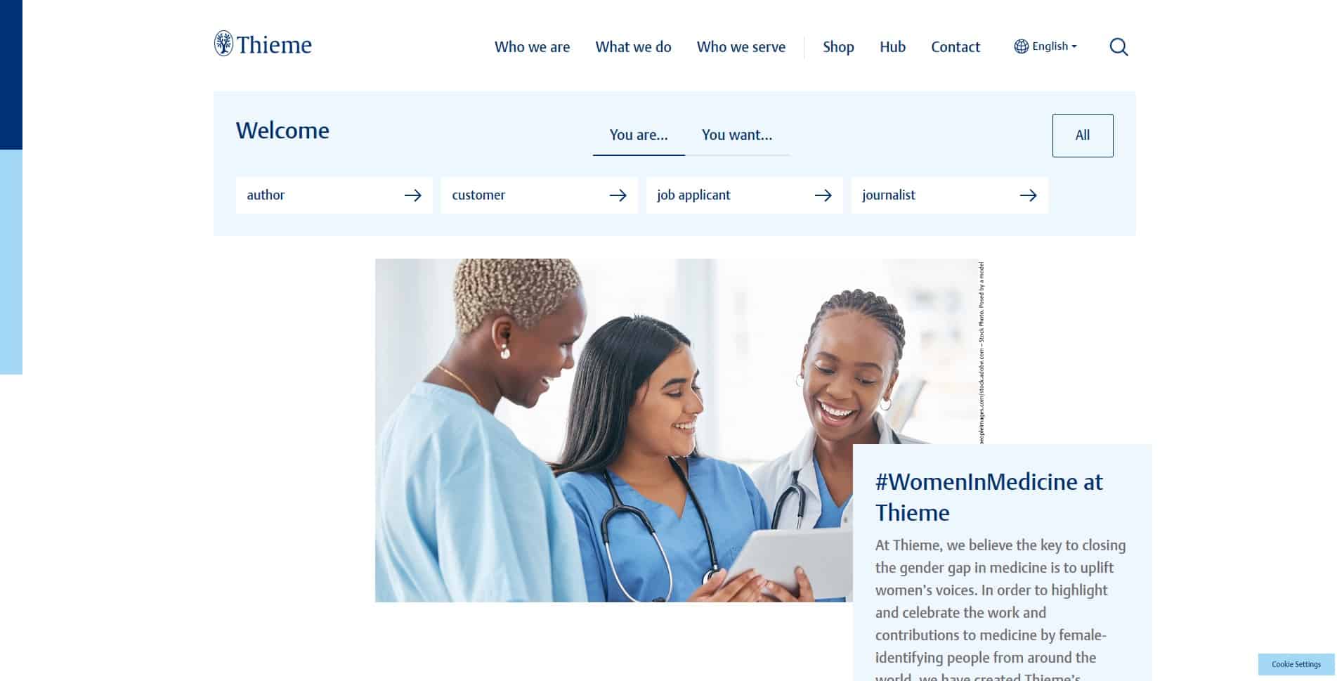 Thieme website