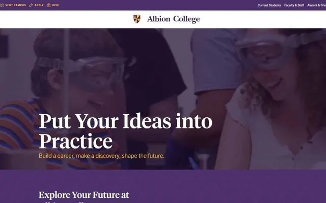 Albion College website