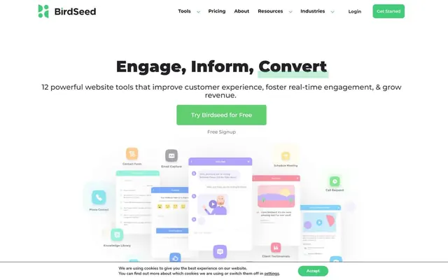 BirdSeed website