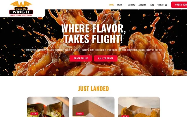 Time To Wing It website