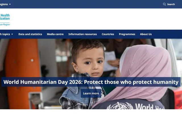 World Health Organization website