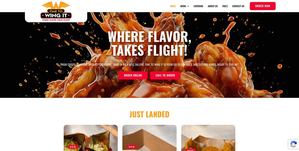 Time To Wing It website